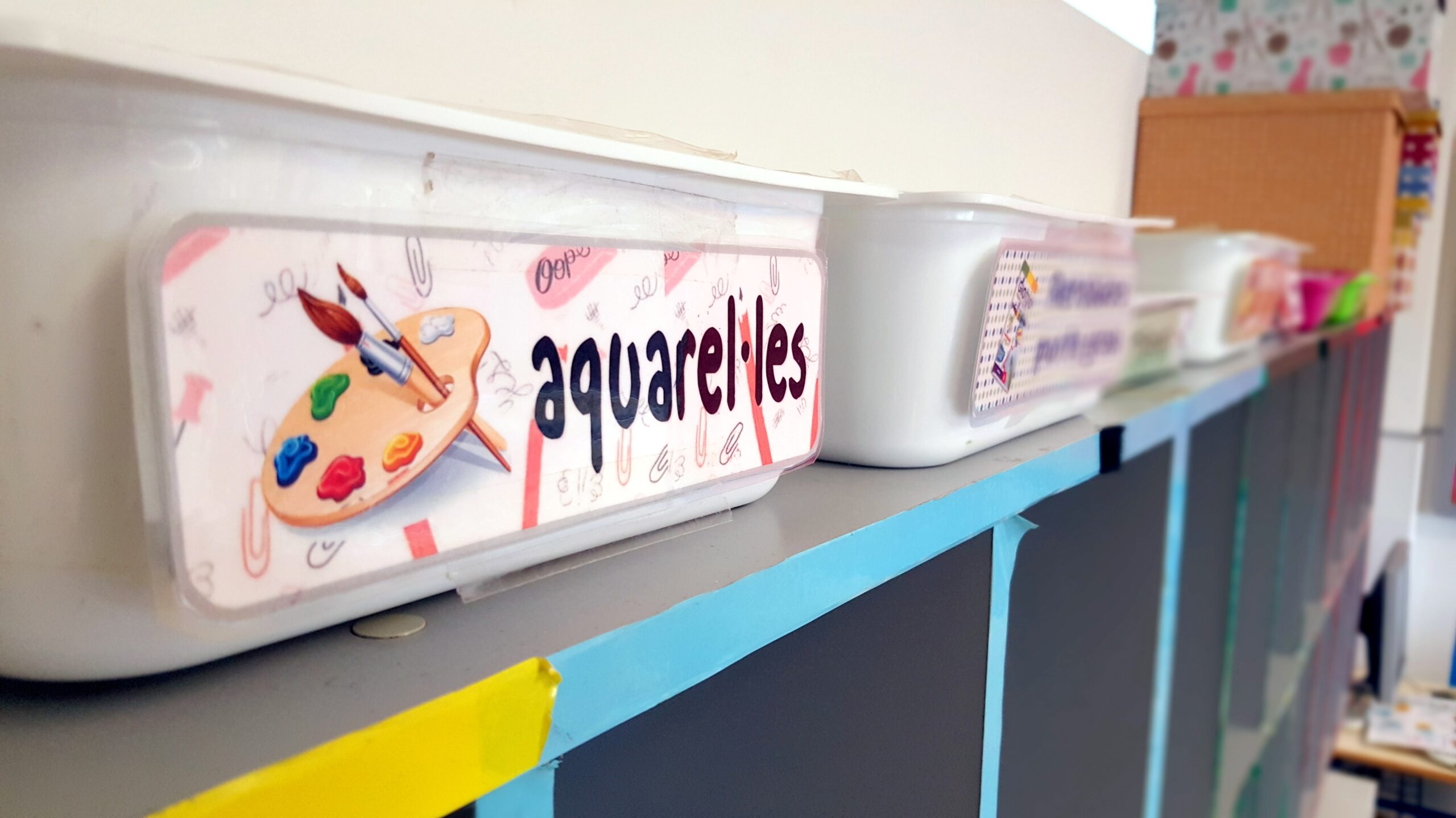 carteles para organizar el aula