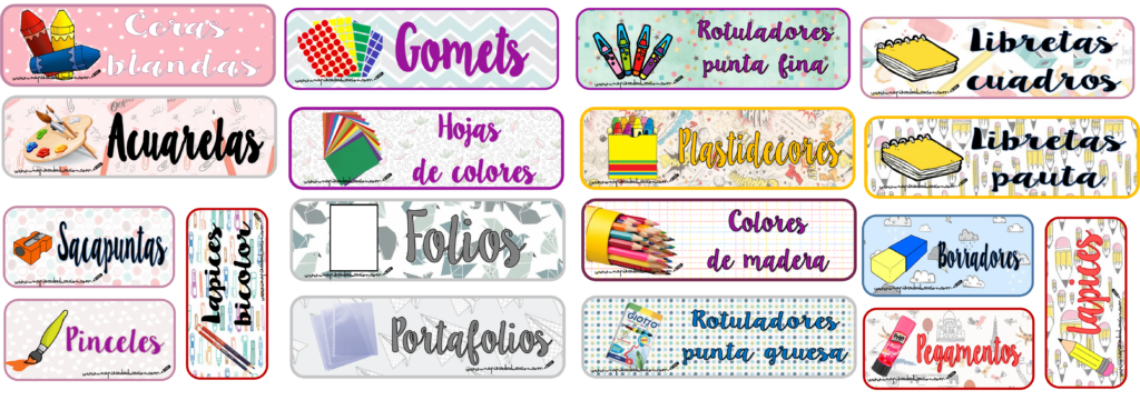 carteles para el aula
