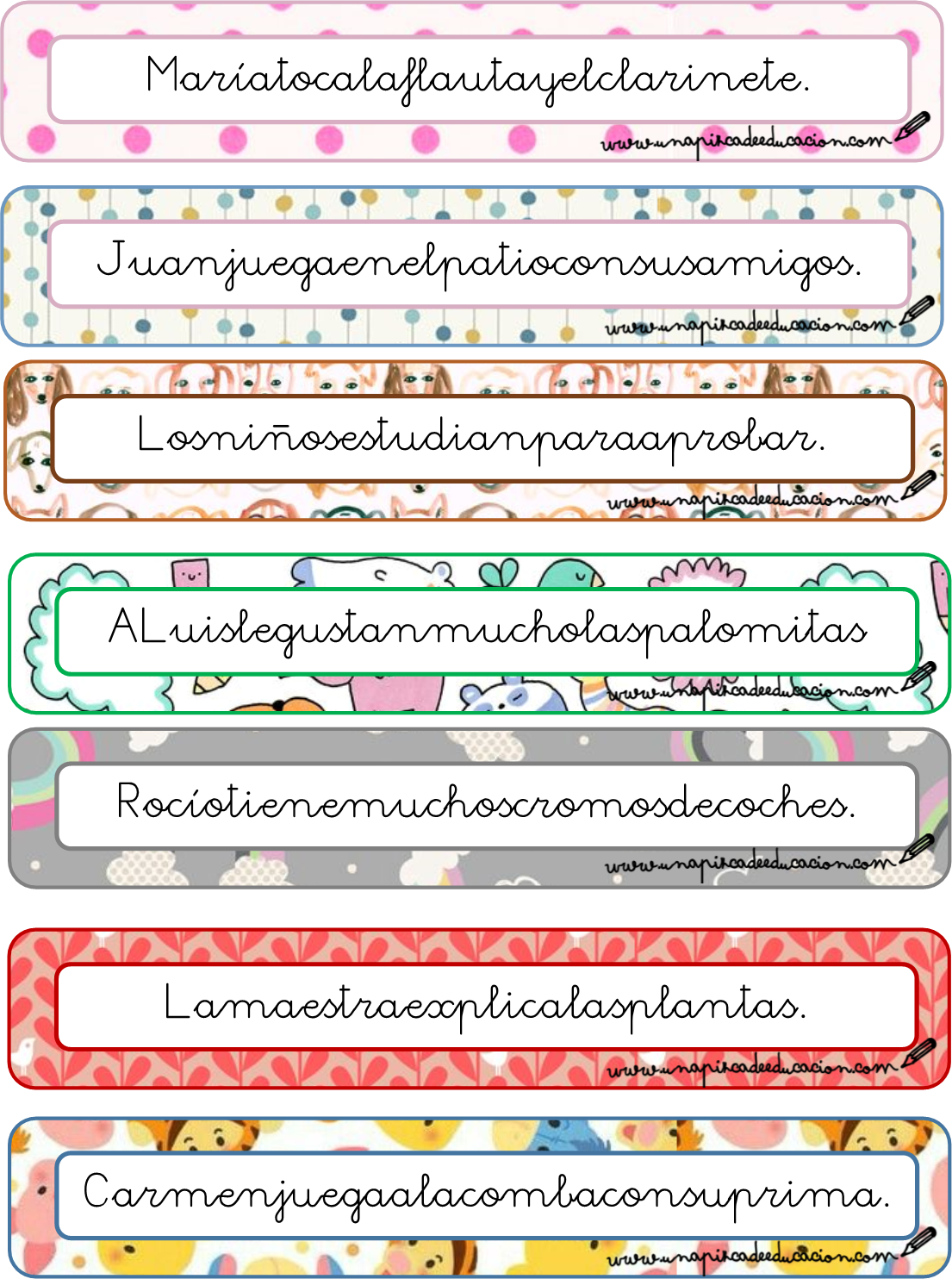 practicamos la escritura