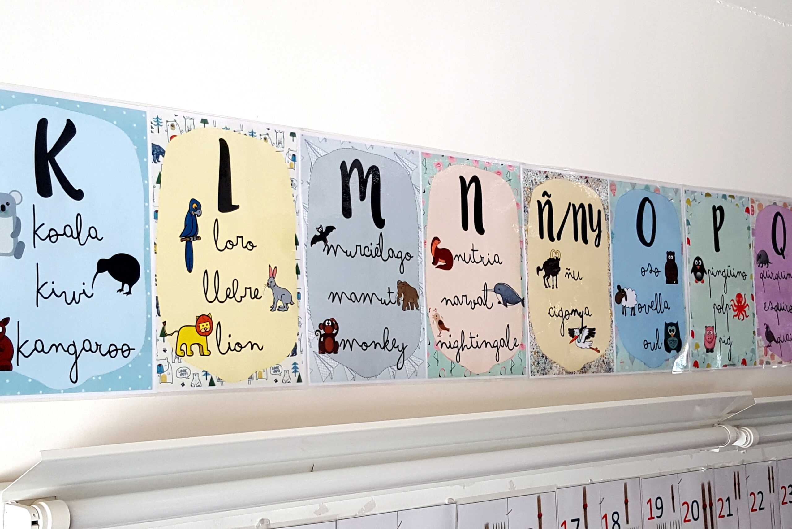 abecedario para colgar