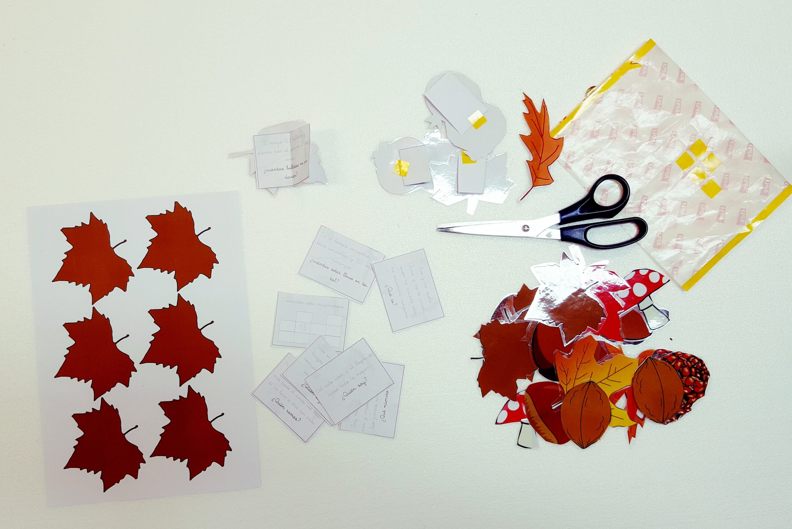 El otoño en el aula