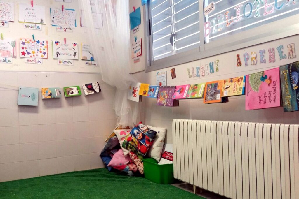 decoración biblioteca