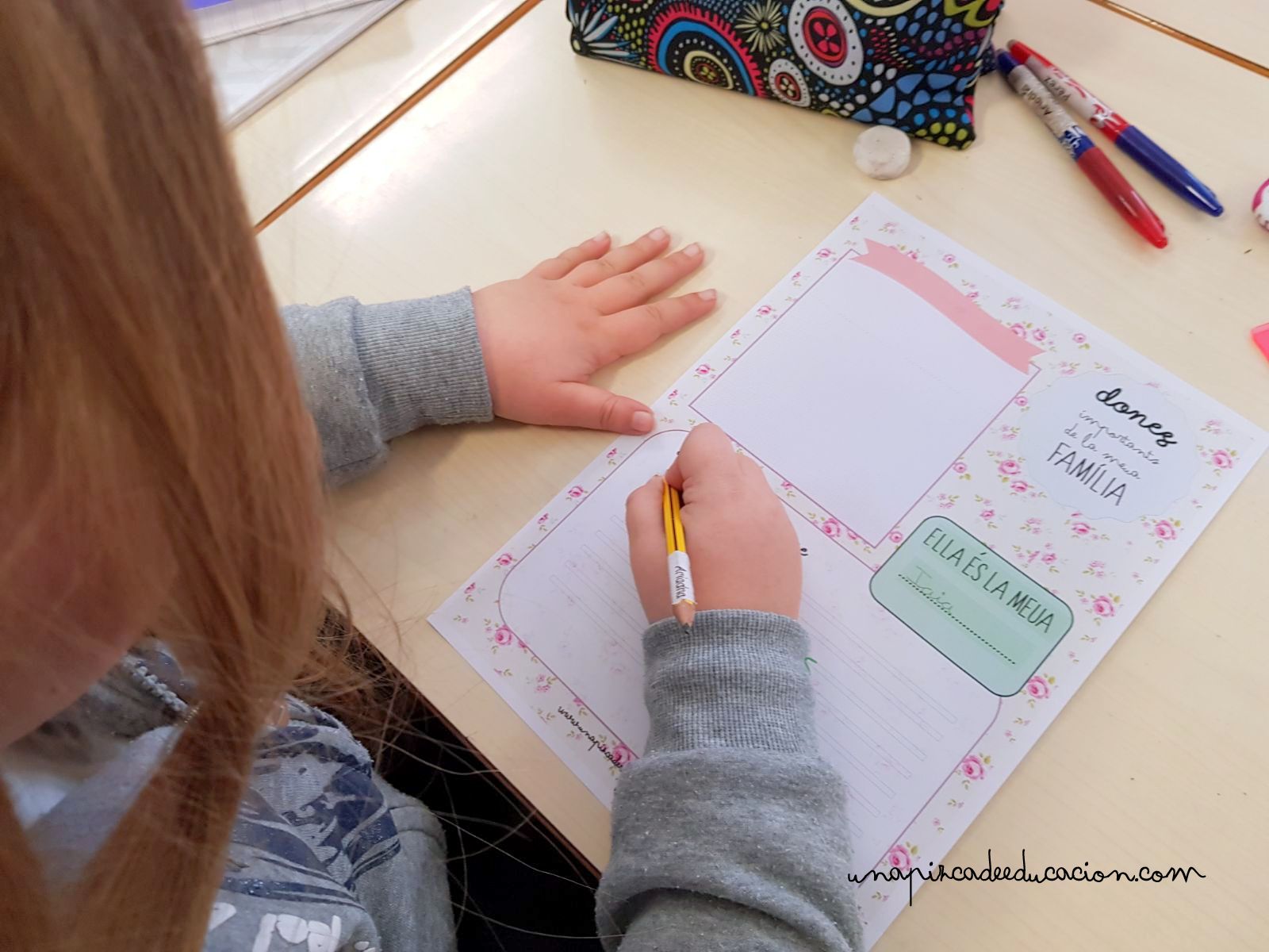 ficha para el día de la mujer