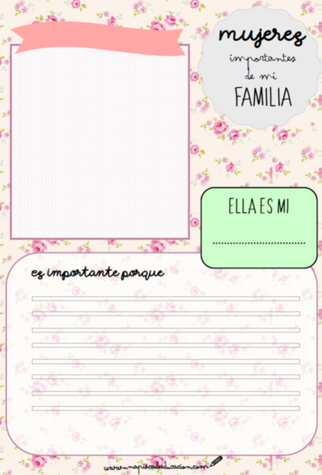 ficha para trabajar el día de la mujer