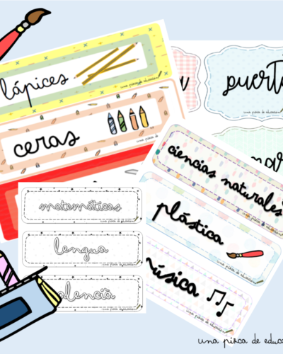 kit carteles para el aula