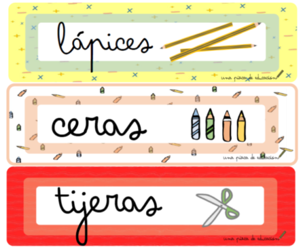 carteles material
