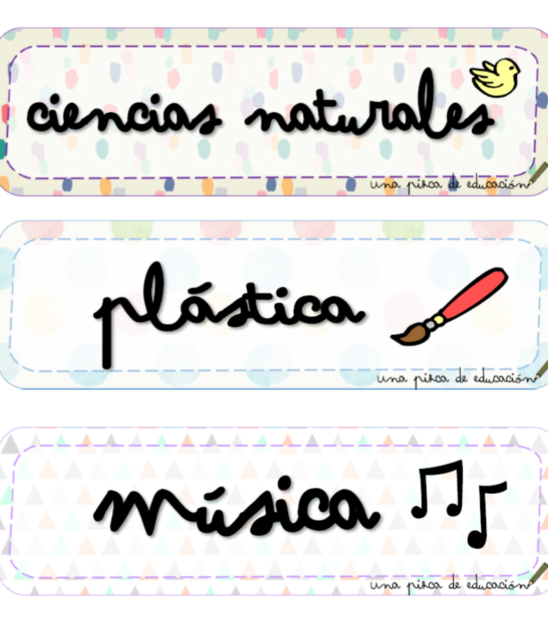 carteles asignaturas