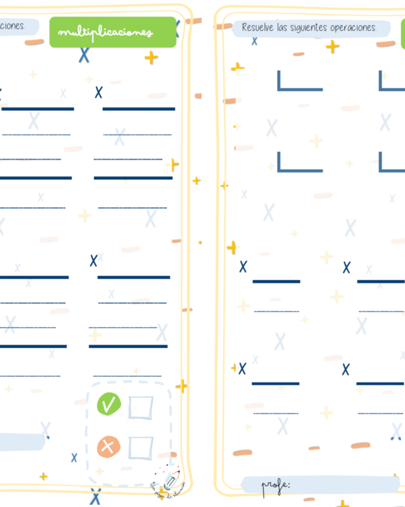 Kit editable de multiplicaciones y divisiones - Imagen 6
