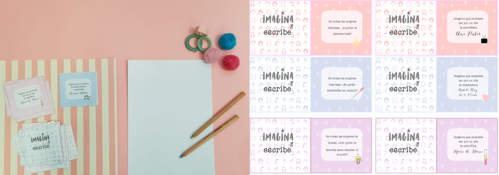 tarjetas escritura creativa