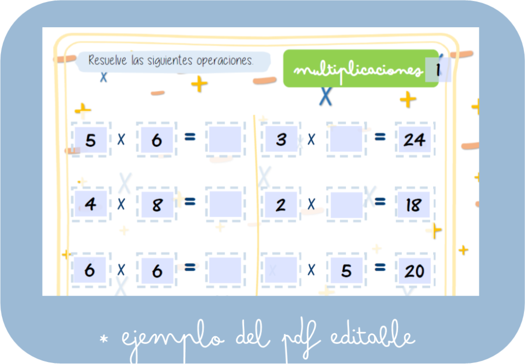 plantillas operaciones