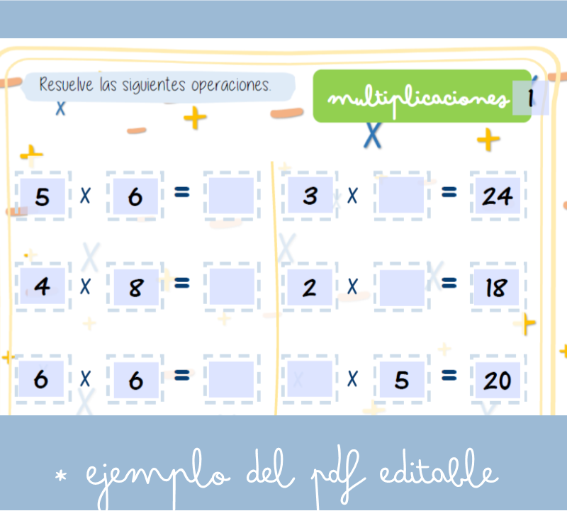 plantillas operaciones