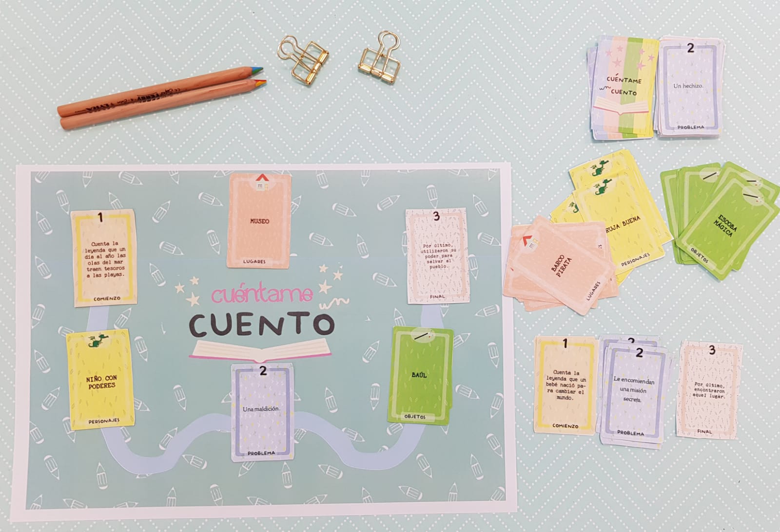 juego cartas expresión oral