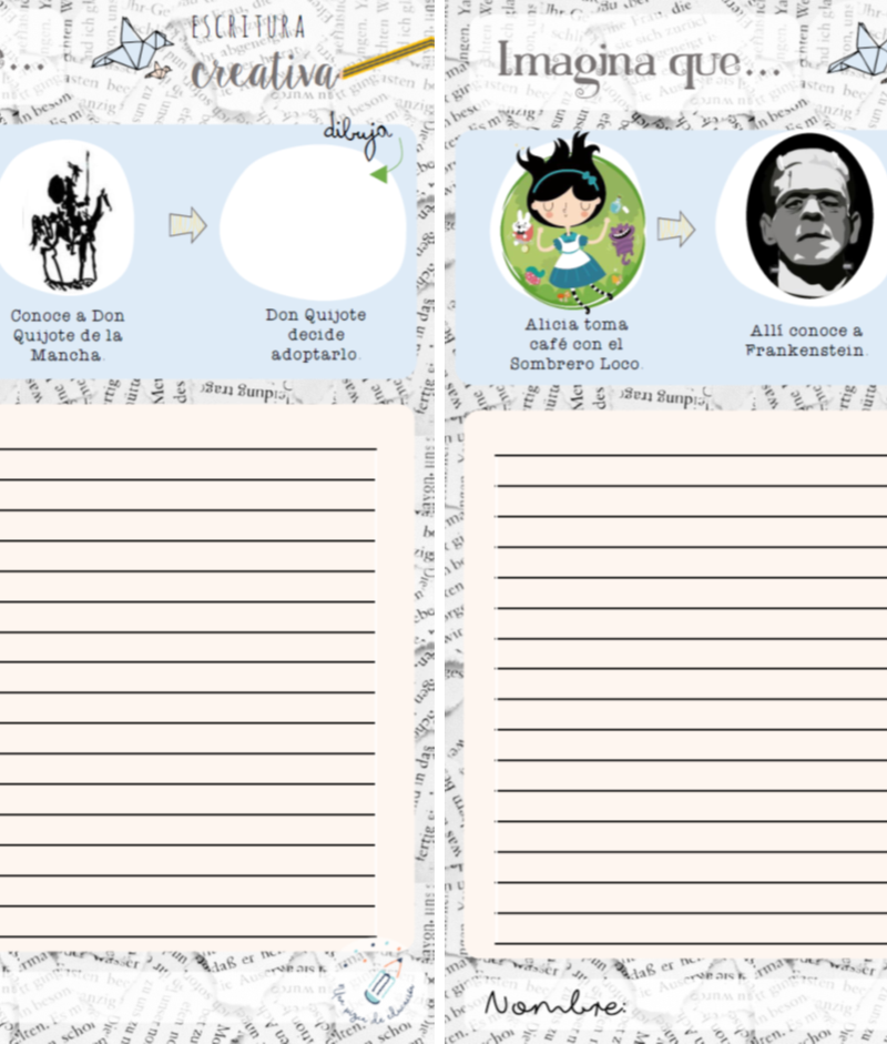 KIT escritura creativa con los clásicos. Versión pauta - Imagen 5