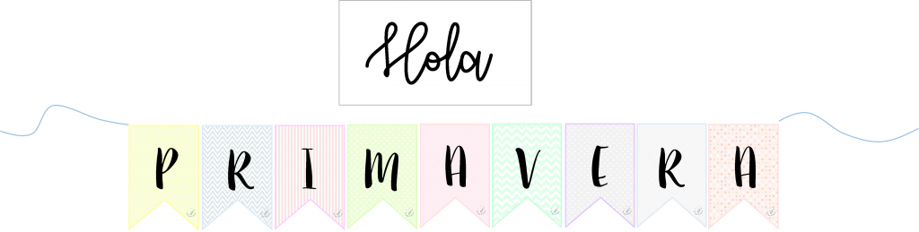 decoración primavera carte primavera