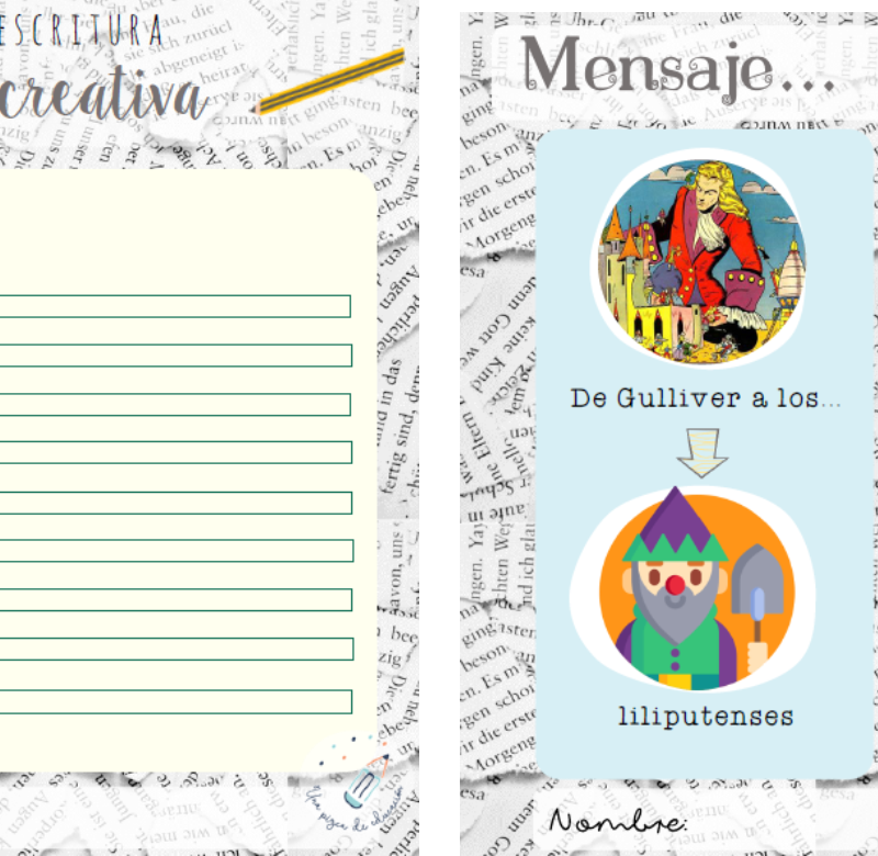 KIT escritura creativa con los clásicos. Versión pauta - Imagen 4