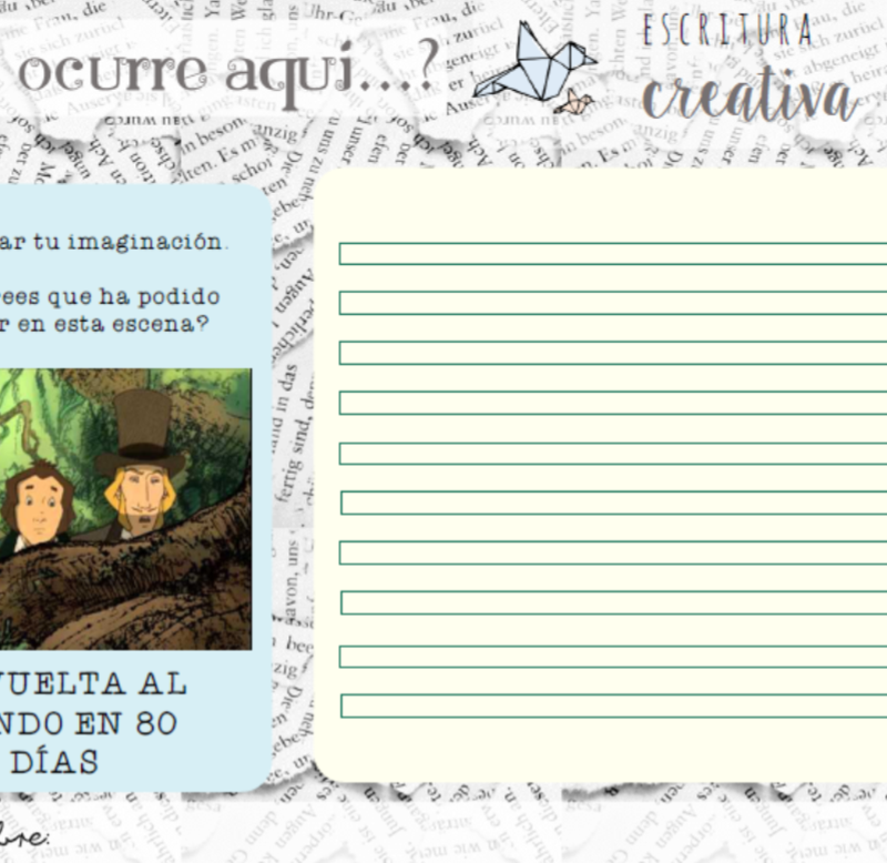 KIT escritura creativa con los clásicos. Versión pauta - Imagen 9