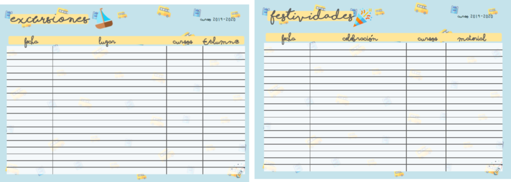 registro de evaluación