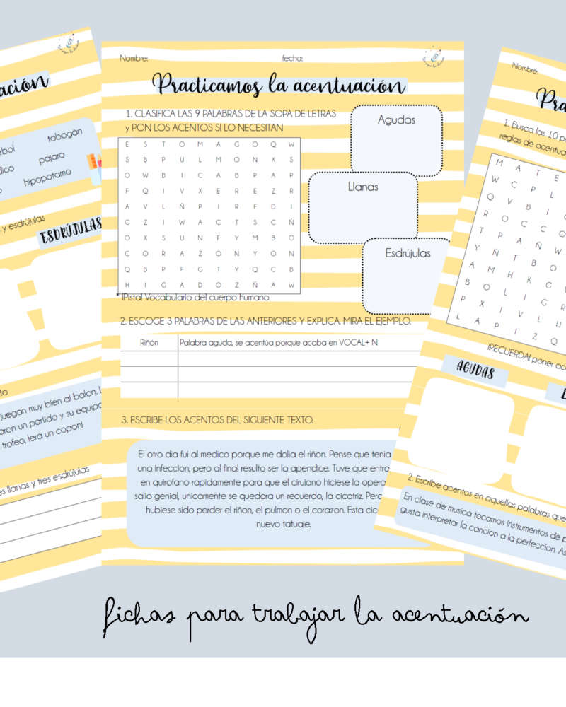 juego acentuación