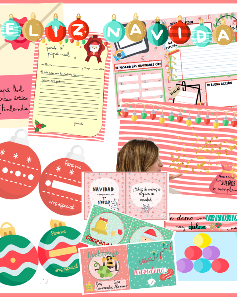 materiales para trabajar la navidad en el aula