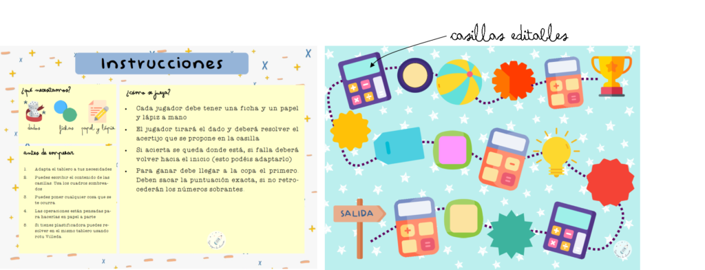 tablero juegos
