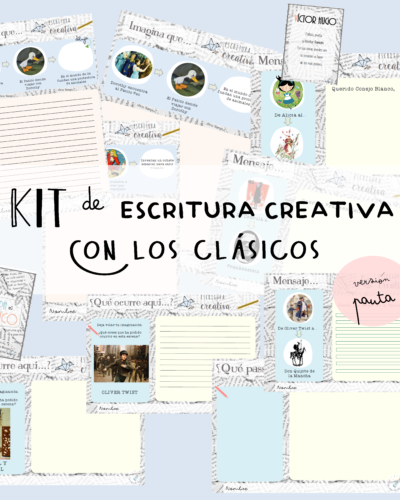 KIT escritura creativa con los clásicos. Versión pauta