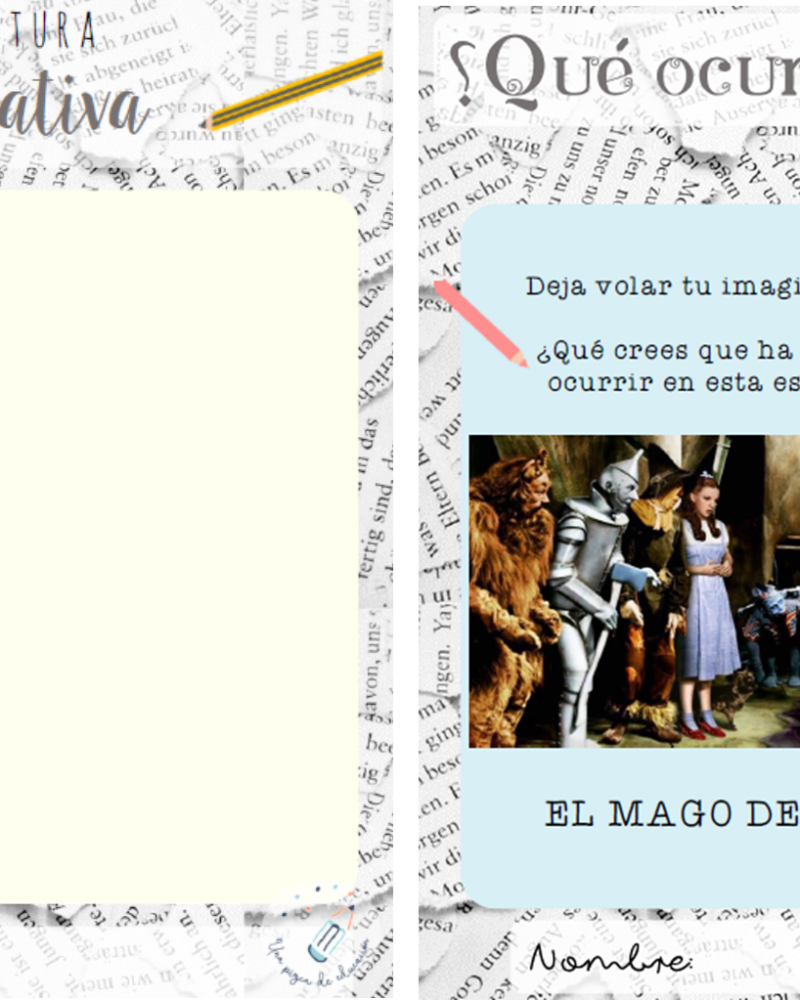ficha escritura