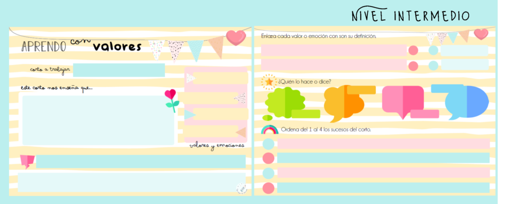 fichas de valores