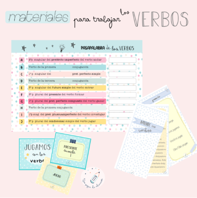 materiales para trabajar los verbos