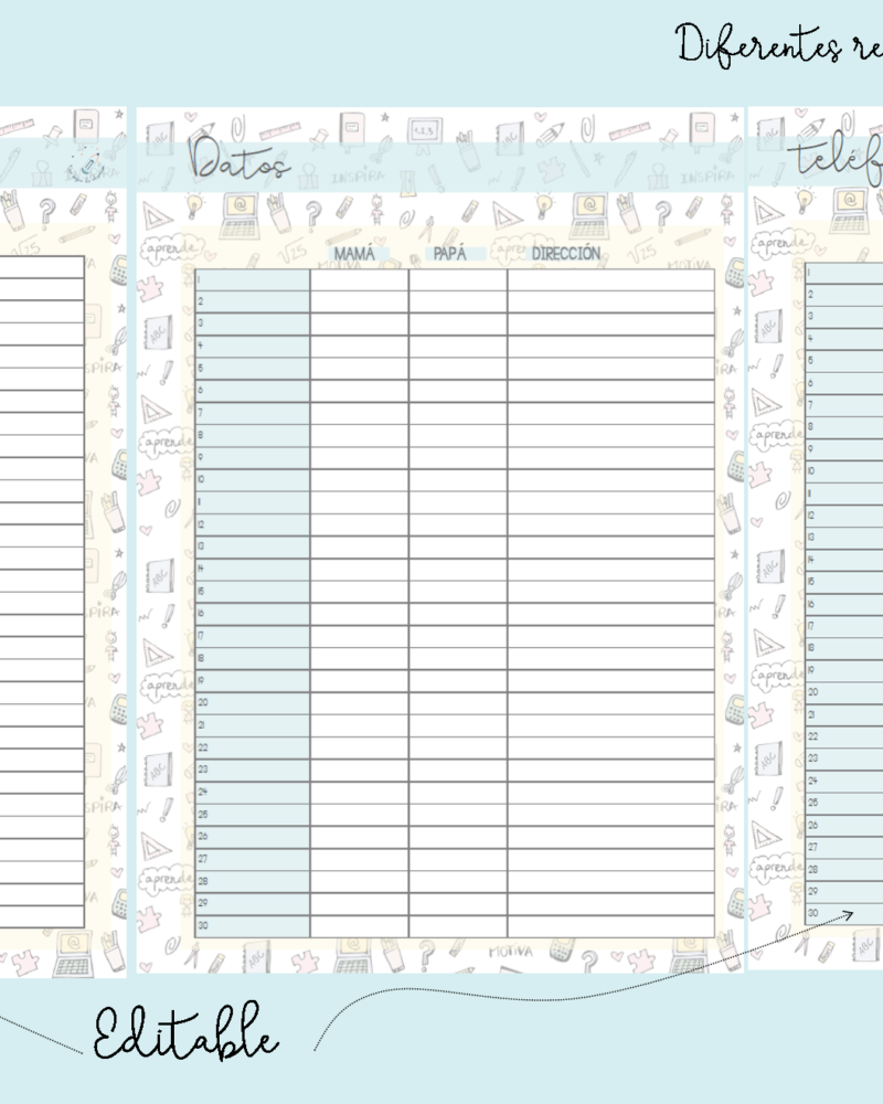 cuaderno del profesor