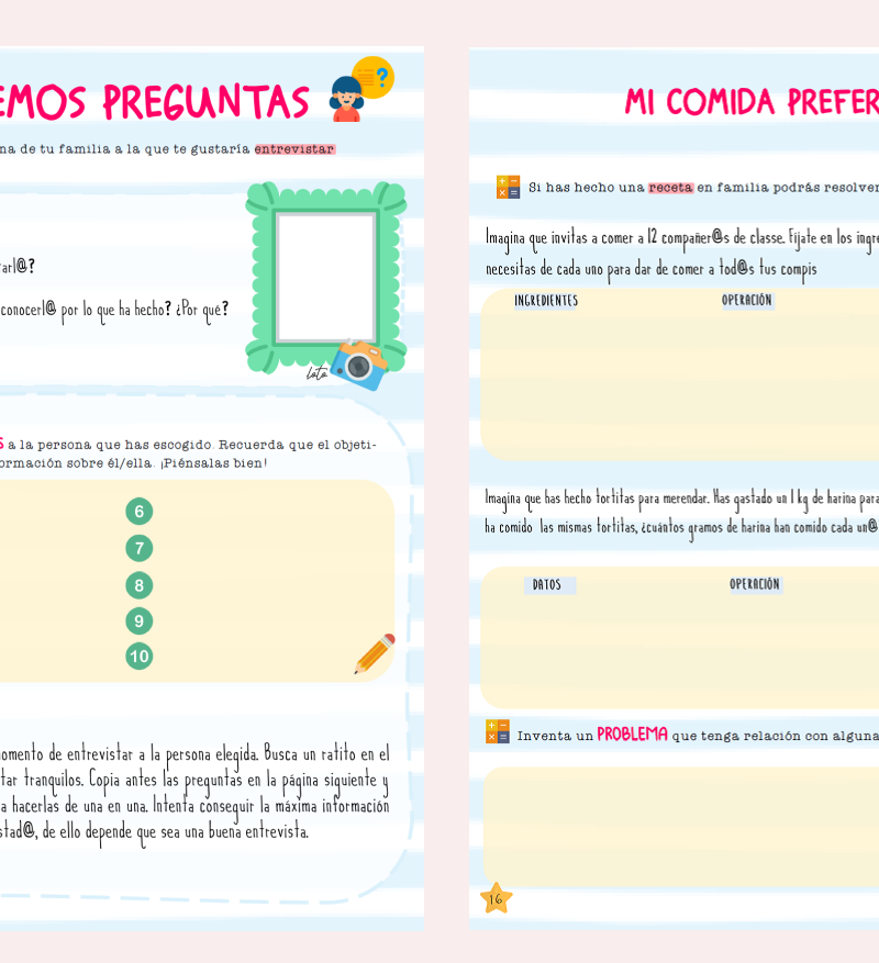cuaderno vacaciones