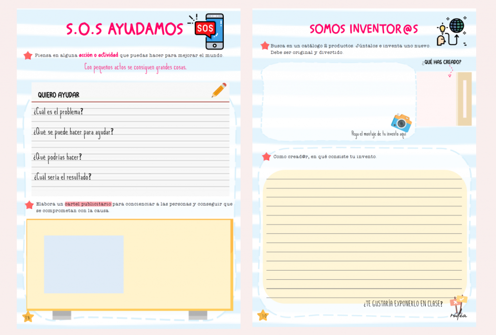 cuaderno vacaciones