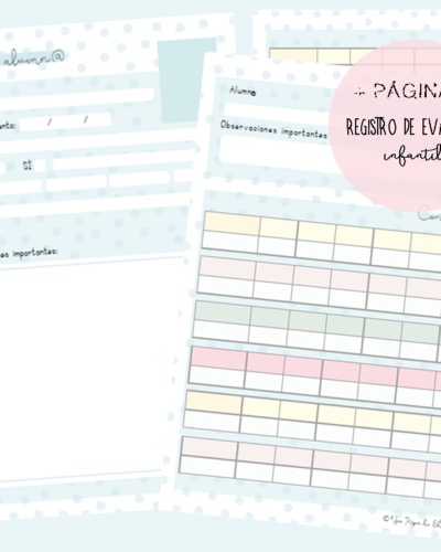 registro de evaluación