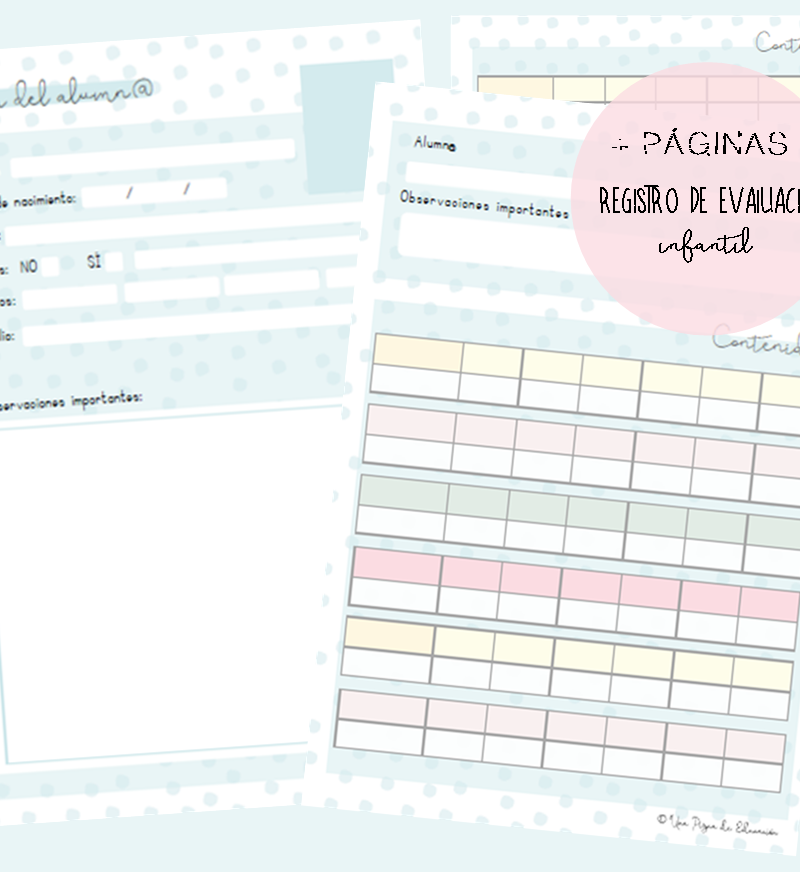 registro de evaluación