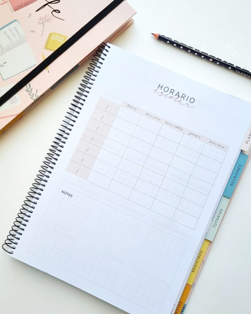 plantilla horario escolar