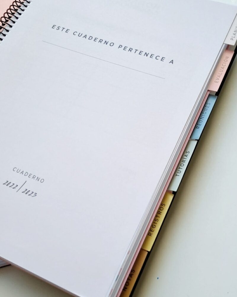 cuaderno bonito