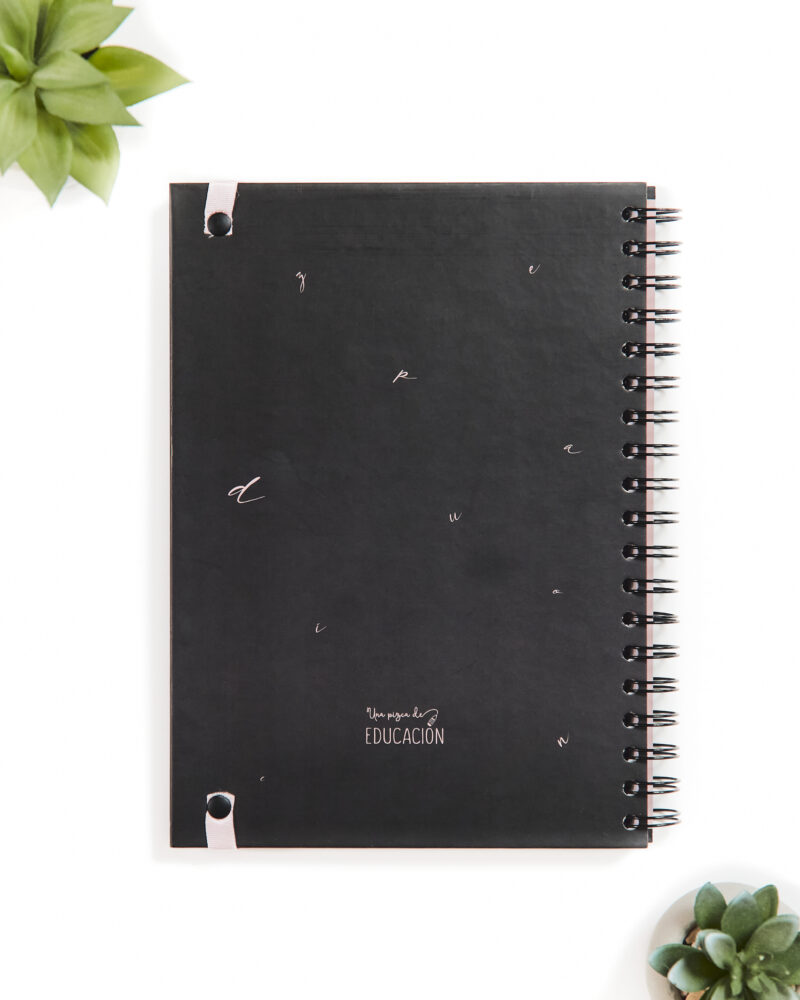 libreta con goma