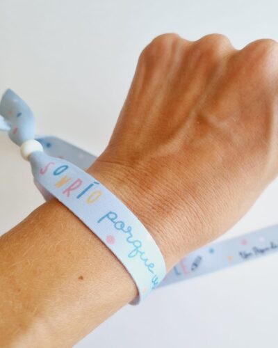 pulsera sonríe voy al cole