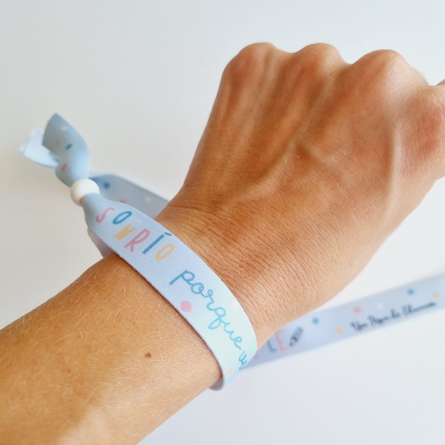 pulsera sonríe voy al cole