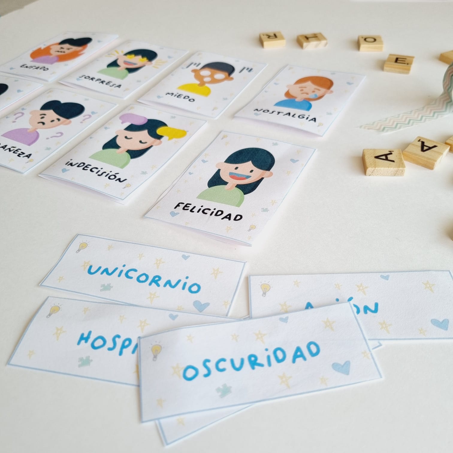 juego tarjetas emociones