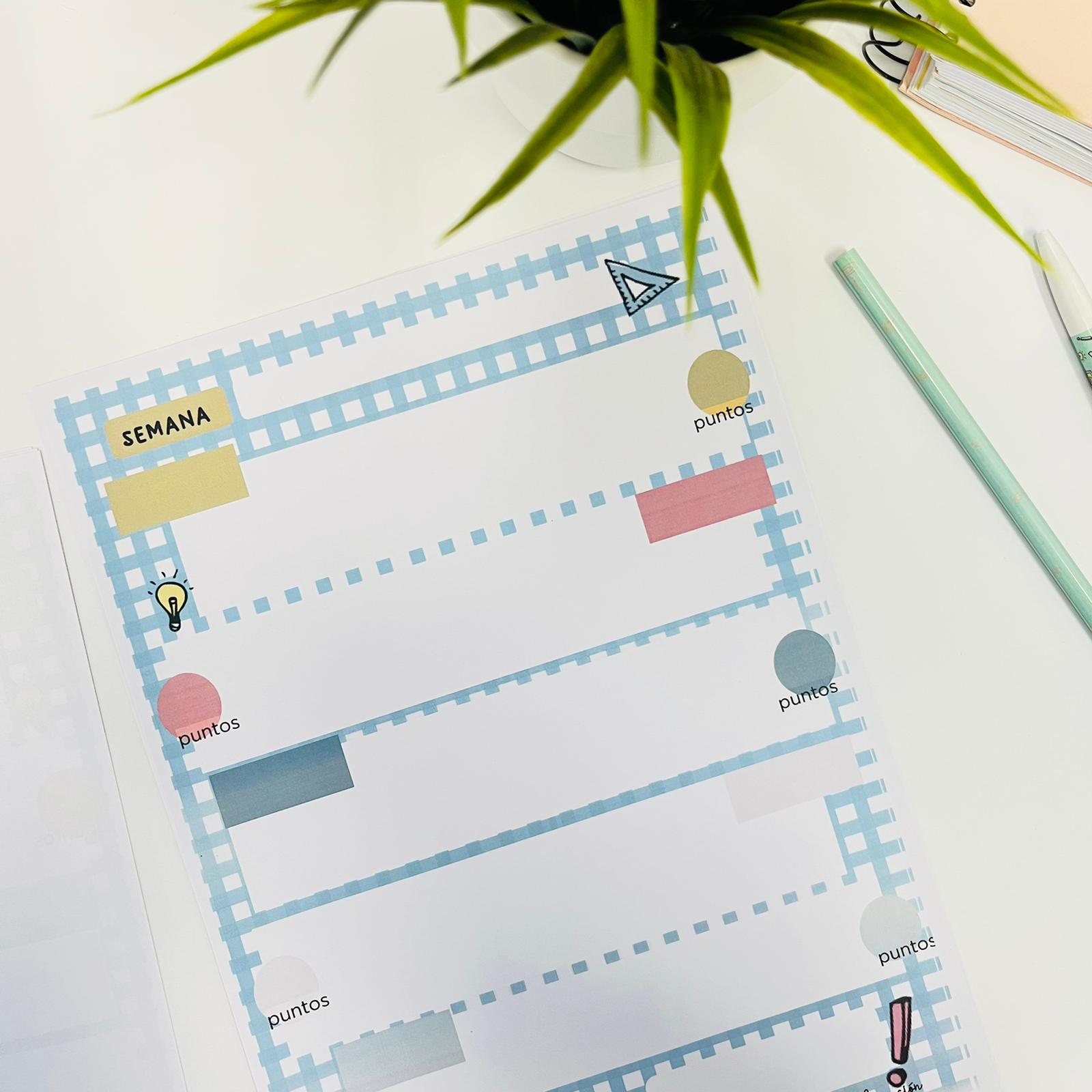 cuaderno de rutinas