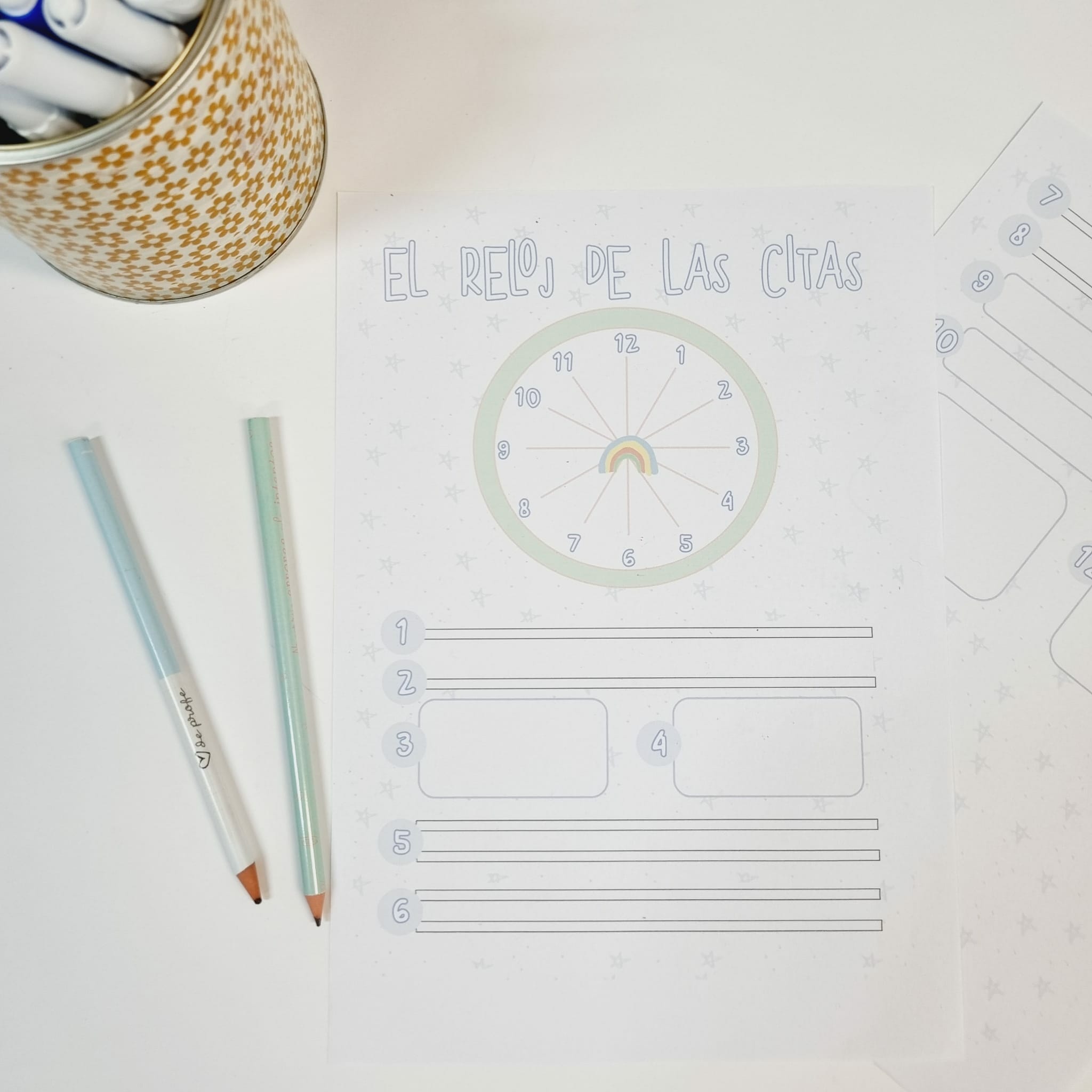 El reloj de las citas