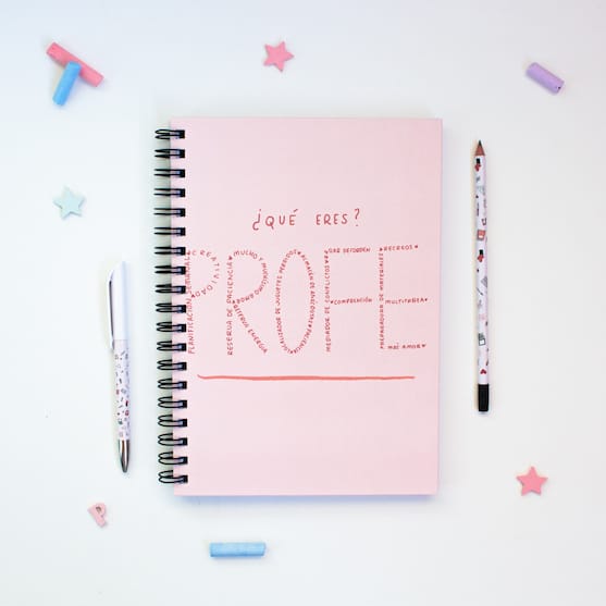 LIBRETA QUE ERES PROFE