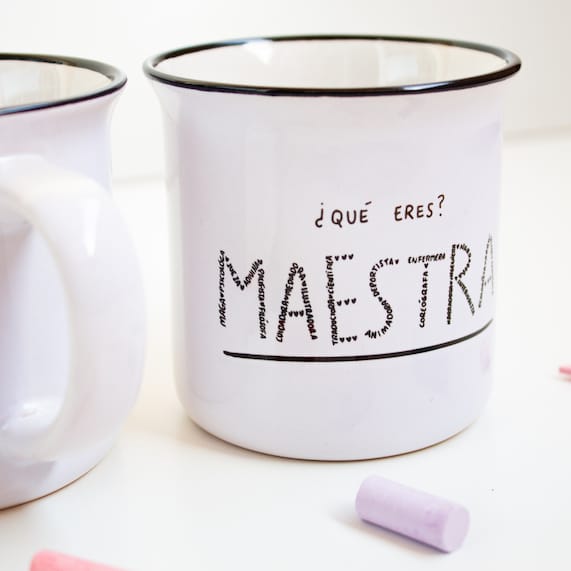 taza para maestras