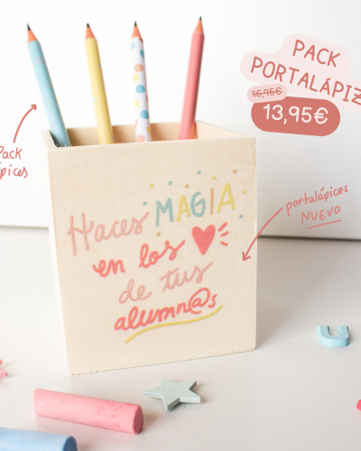 PACK PORTALÁPICES + LÁPICES