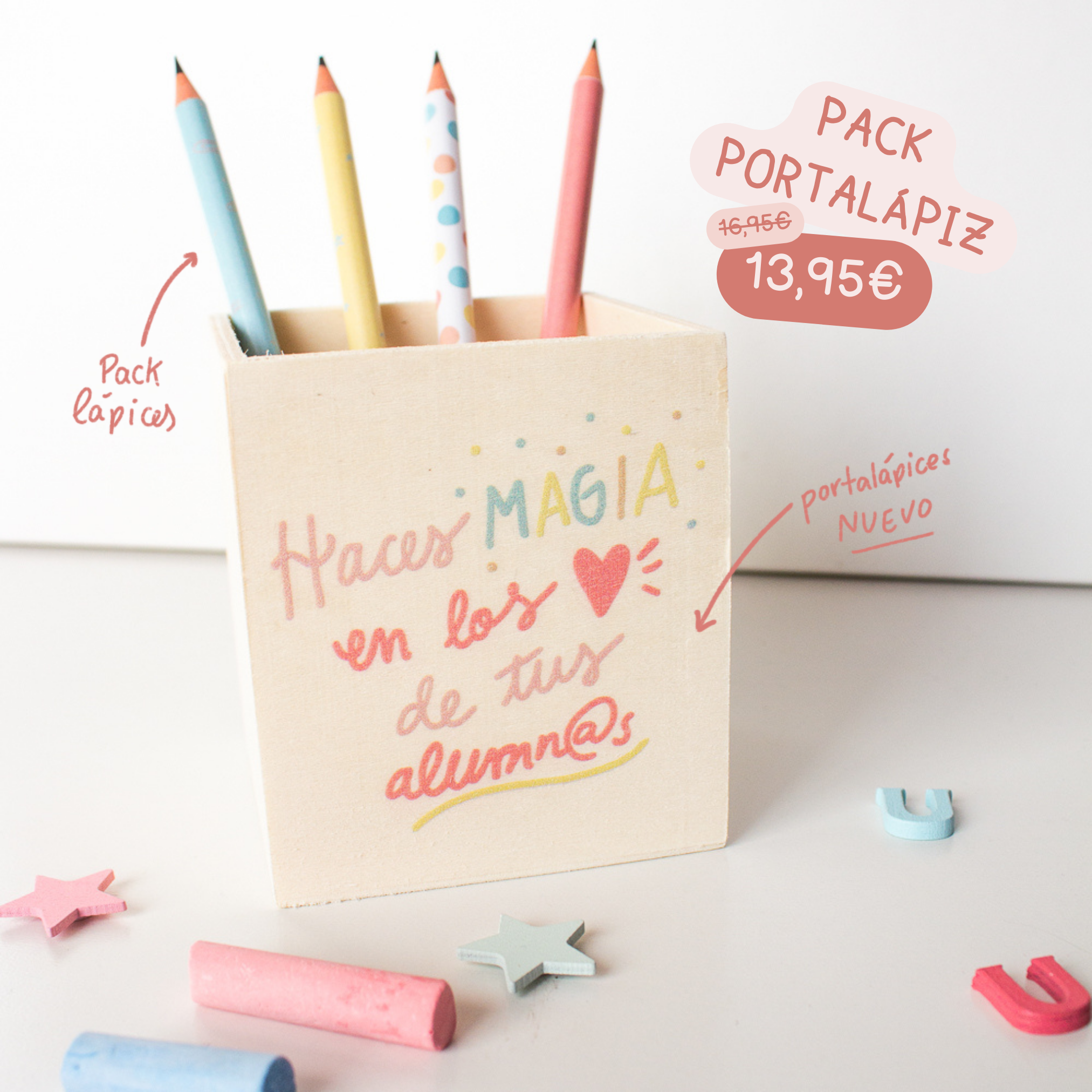 PACK PORTALÁPICES + LÁPICES