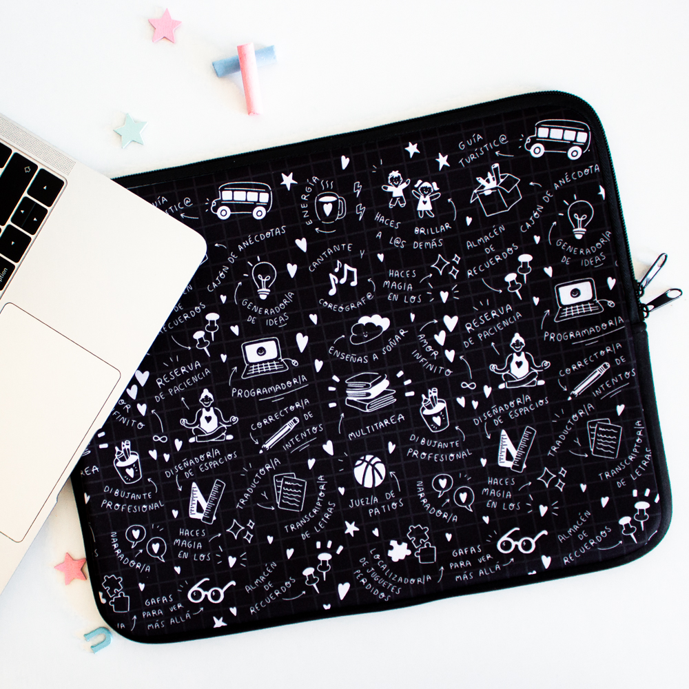 funda portátil maestras