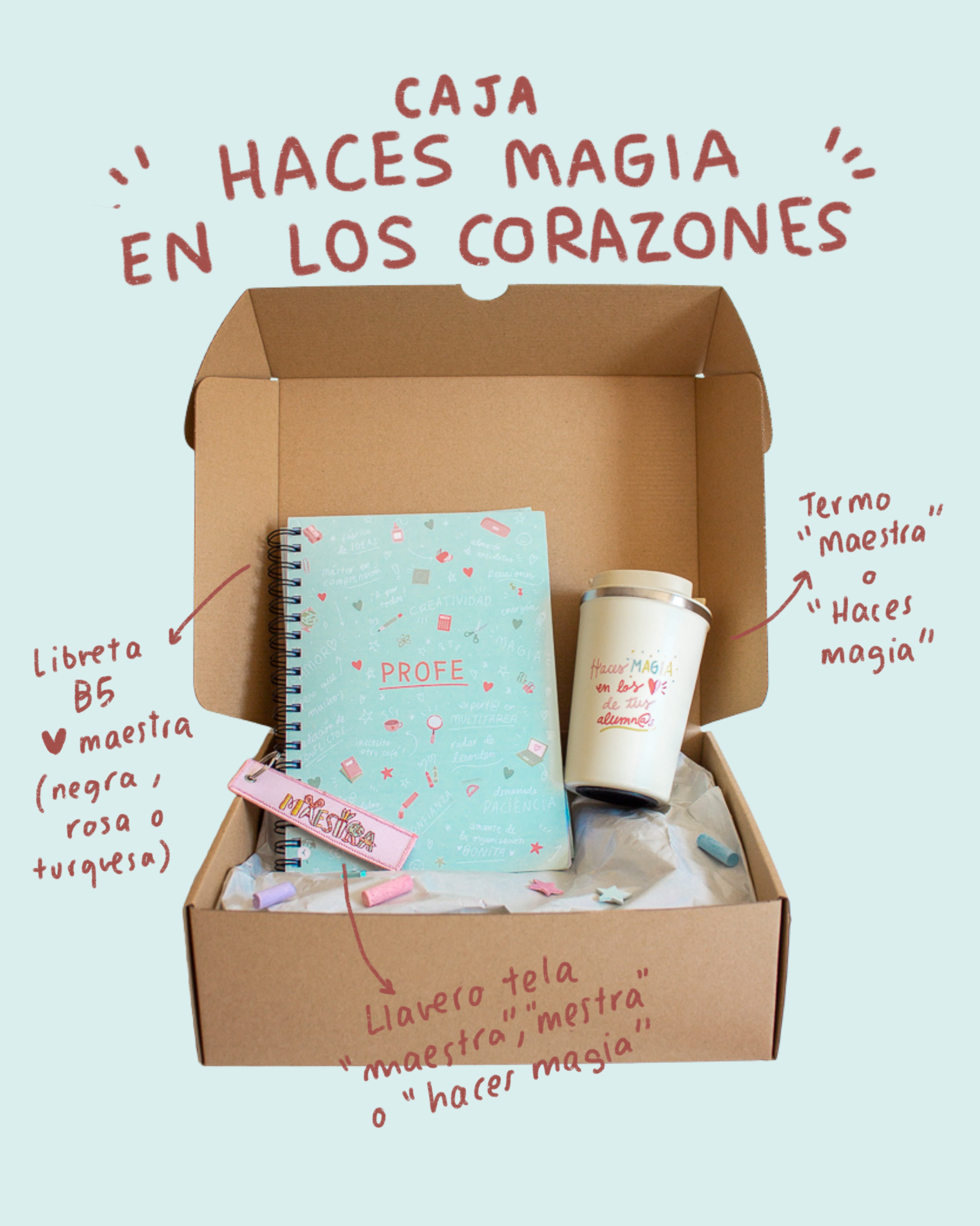 Caja haces magia en los corazones
