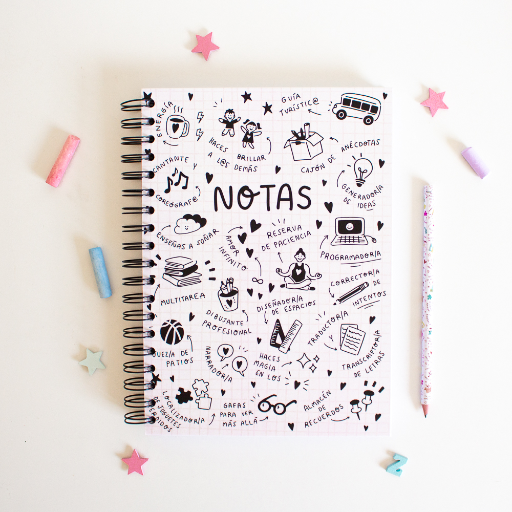 libreta notas maestra