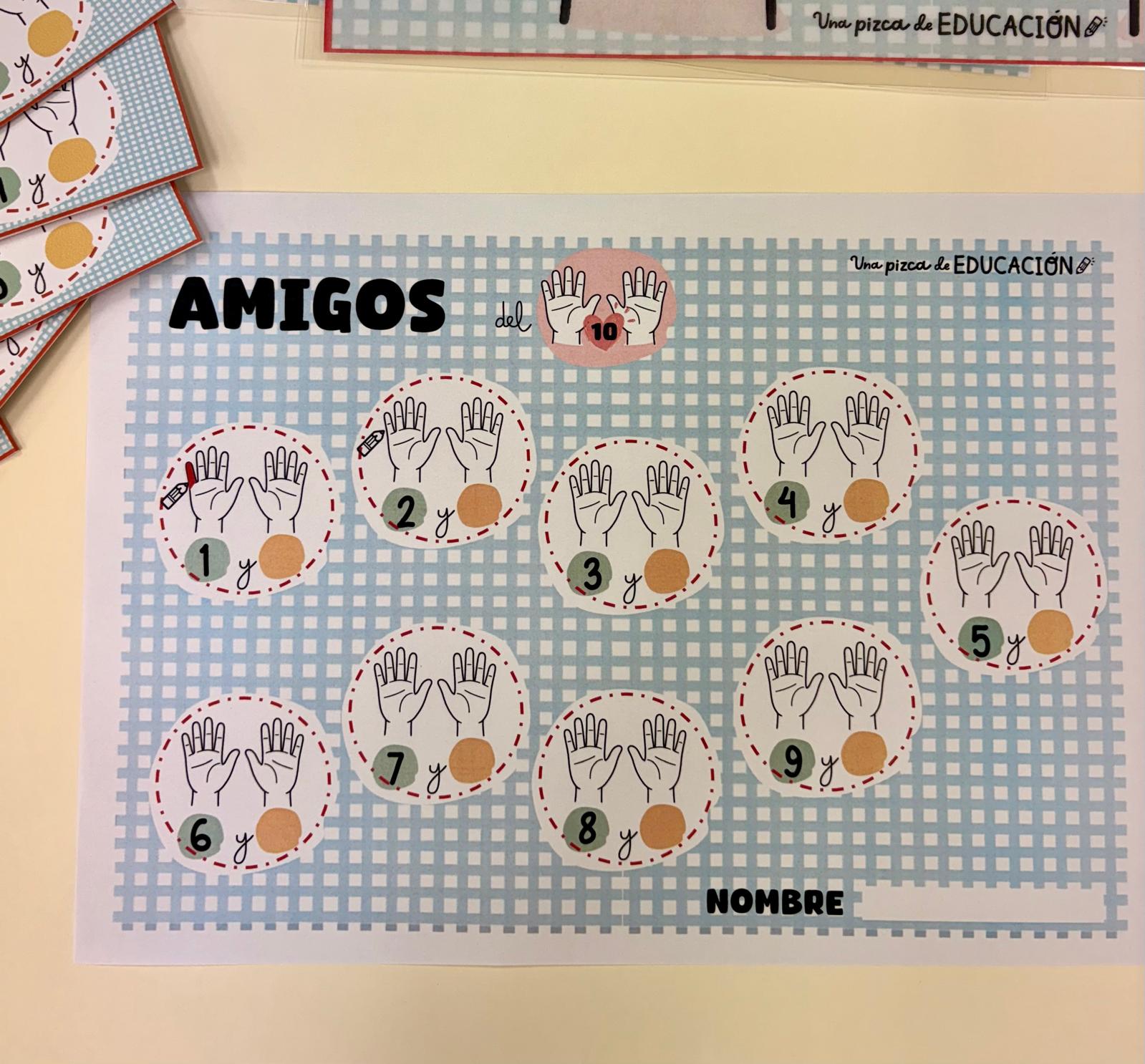 ficha amigos del 10