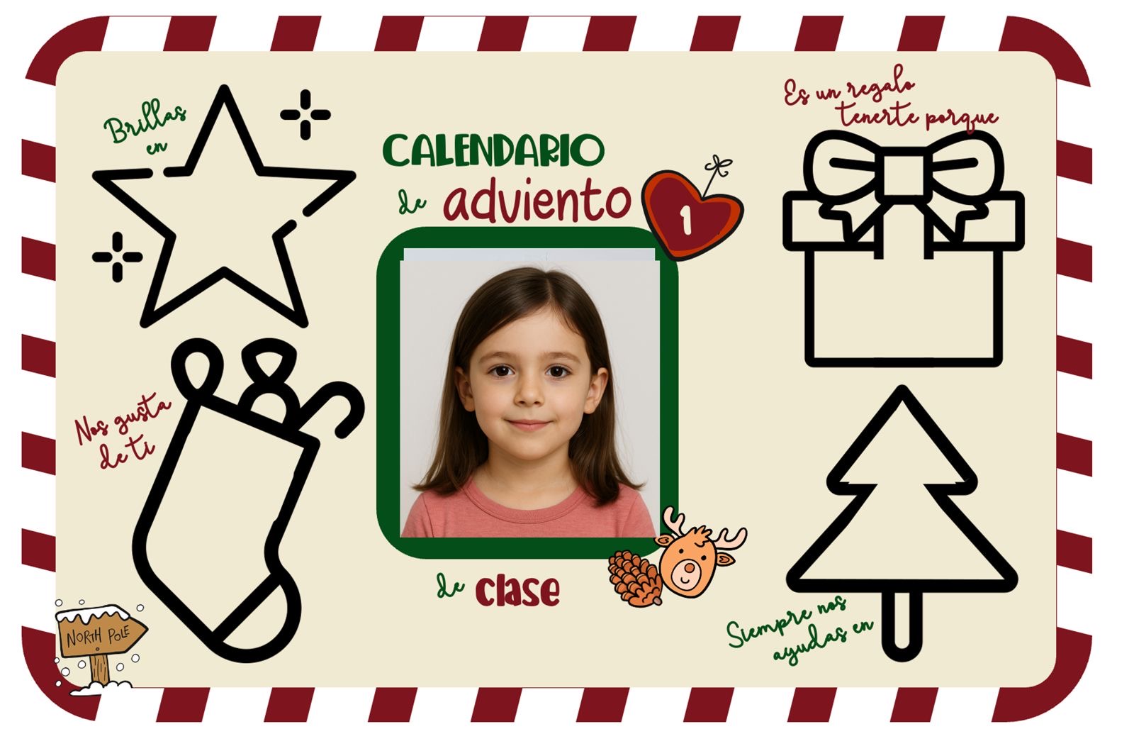 calendario de adviento para clase